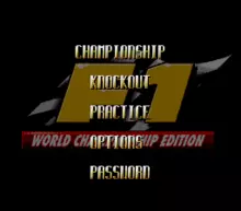 Image n° 1 - screenshots  : F1 World Championship Edition